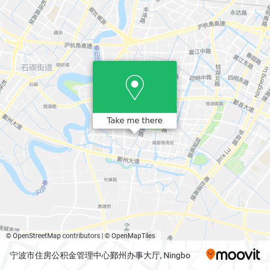 宁波市住房公积金管理中心鄞州办事大厅 map