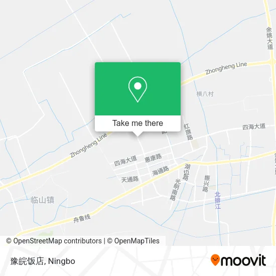 豫皖饭店 map