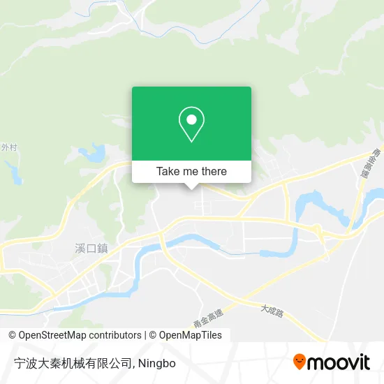 宁波大秦机械有限公司 map