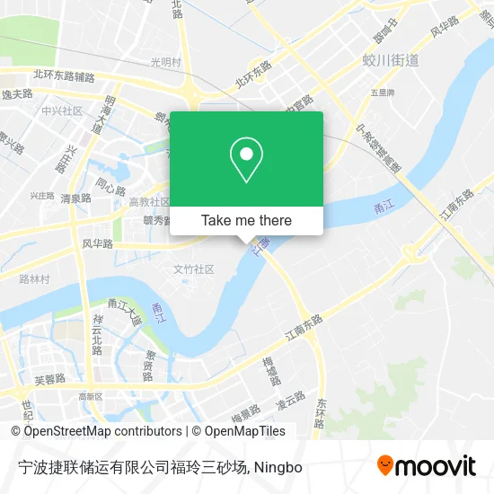 宁波捷联储运有限公司福玲三砂场 map