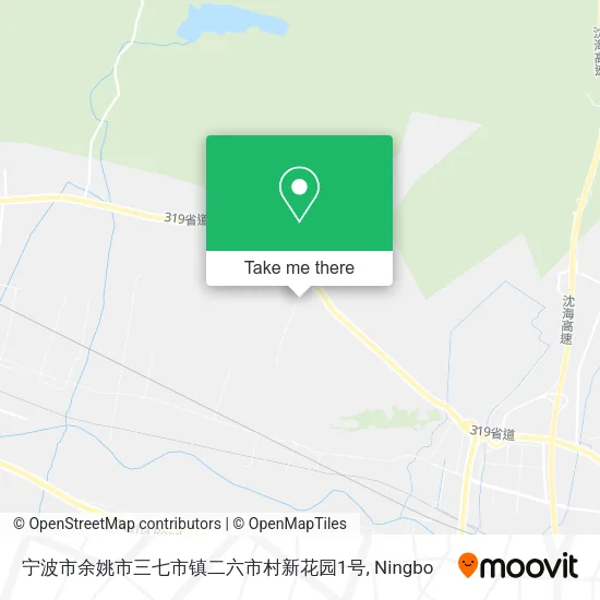 宁波市余姚市三七市镇二六市村新花园1号 map