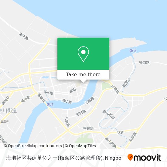 海港社区共建单位之一(镇海区公路管理段) map