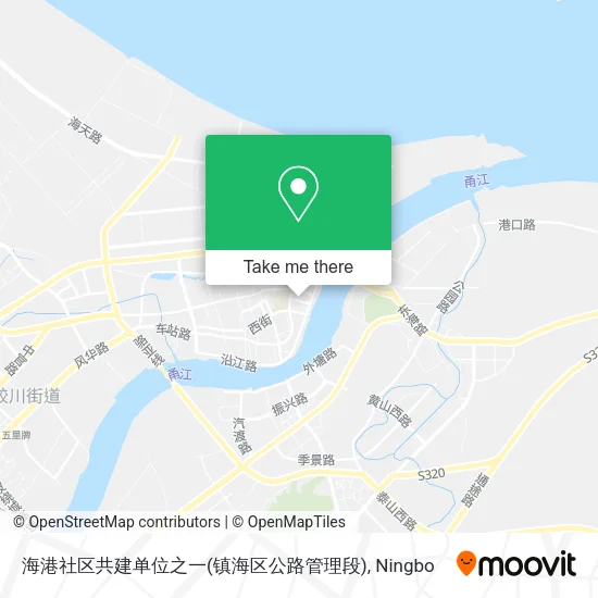 海港社区共建单位之一(镇海区公路管理段) map