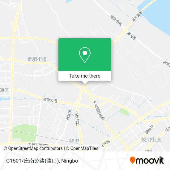 G1501/庄南公路(路口) map