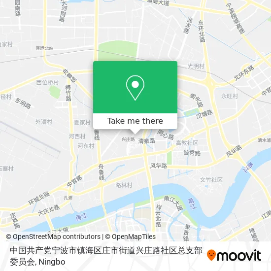 中国共产党宁波市镇海区庄市街道兴庄路社区总支部委员会 map