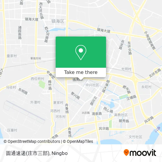 圆通速递(庄市三部) map
