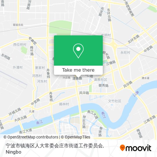 宁波市镇海区人大常委会庄市街道工作委员会 map