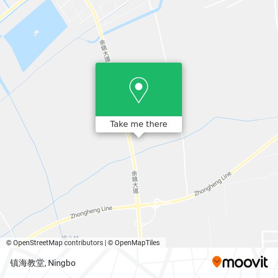 镇海教堂 map