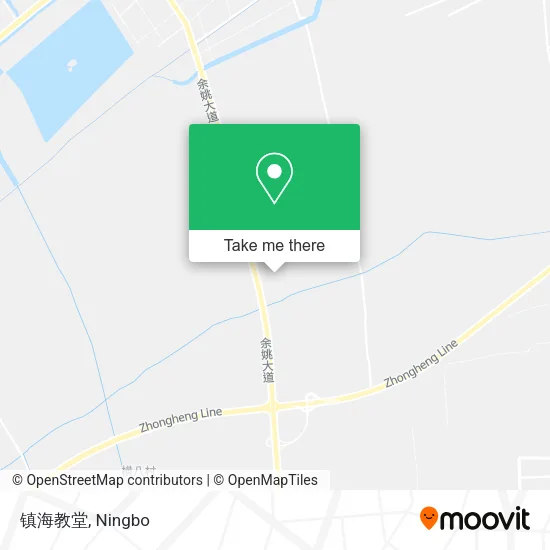 镇海教堂 map
