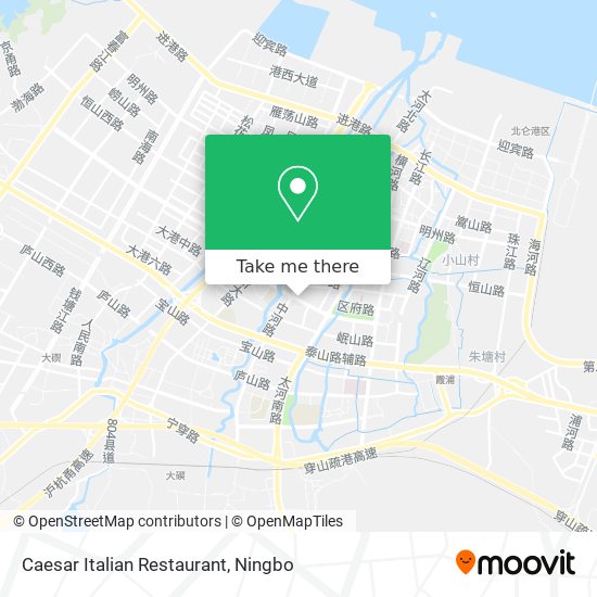 Caesar Italian Restaurant map