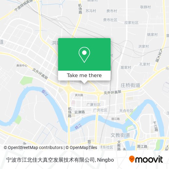 宁波市江北佳大真空发展技术有限公司 map