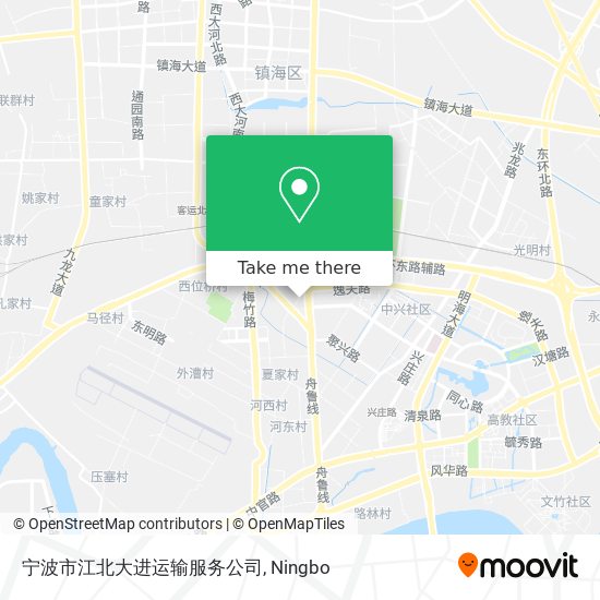 宁波市江北大进运输服务公司 map