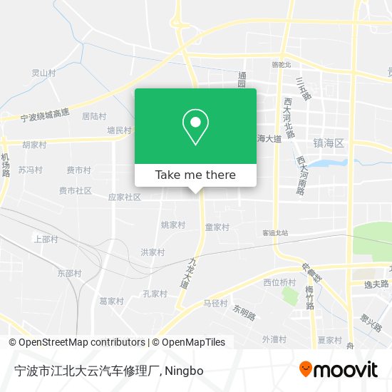 宁波市江北大云汽车修理厂 map