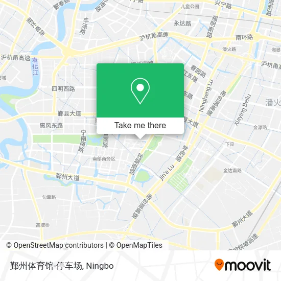 鄞州体育馆-停车场 map