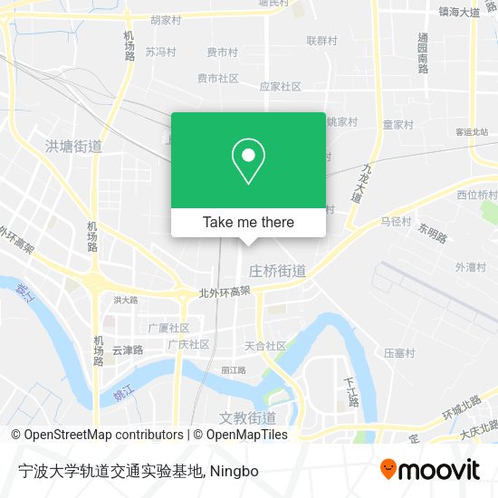 宁波大学轨道交通实验基地 map