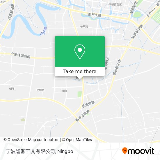 宁波隆源工具有限公司 map