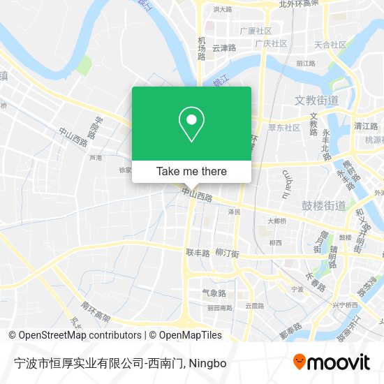 宁波市恒厚实业有限公司-西南门 map