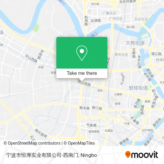 宁波市恒厚实业有限公司-西南门 map