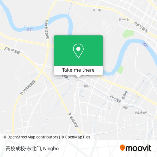 高校成校-东北门 map