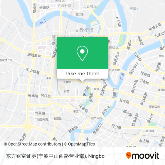 东方财富证券(宁波中山西路营业部) map
