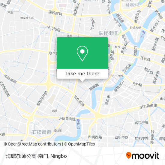海曙教师公寓-南门 map