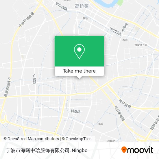 宁波市海曙中琀服饰有限公司 map