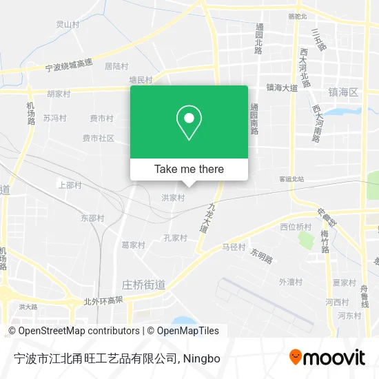 宁波市江北甬旺工艺品有限公司 map