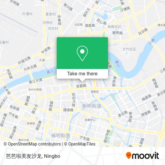 芭芭啦美发沙龙 map