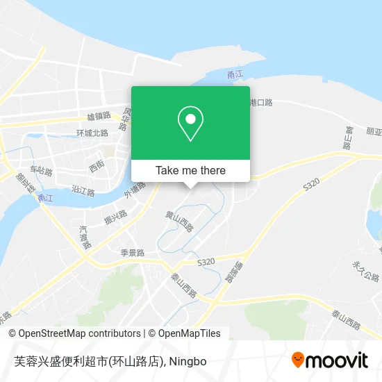 芙蓉兴盛便利超市(环山路店) map