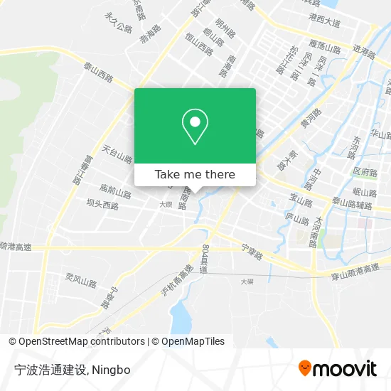 宁波浩通建设 map