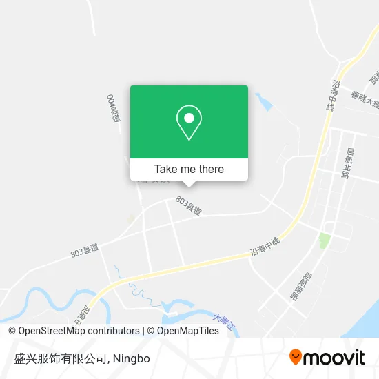 盛兴服饰有限公司 map