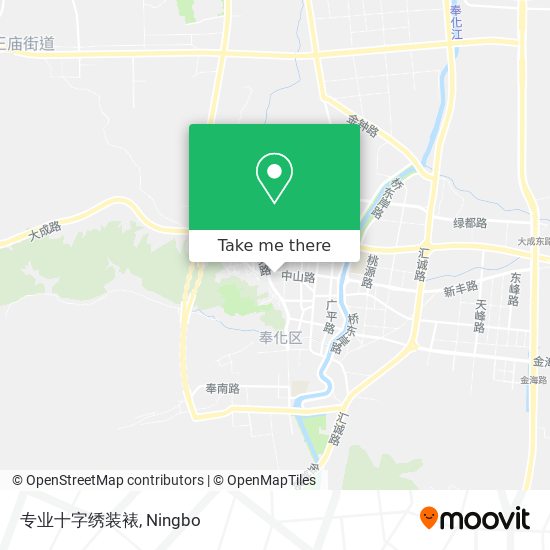专业十字绣装裱 map