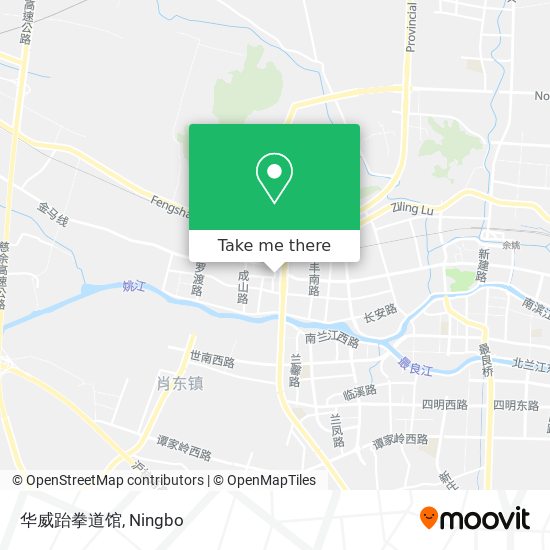华威跆拳道馆 map