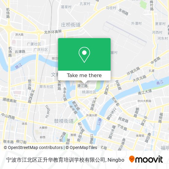 宁波市江北区正升华教育培训学校有限公司 map