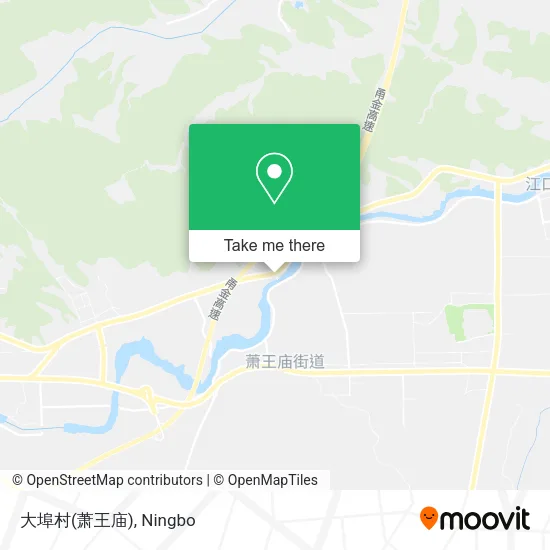大埠村(萧王庙) map