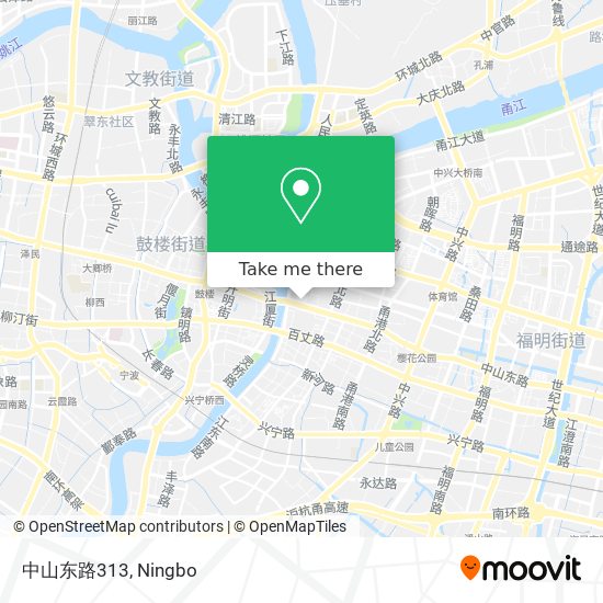 中山东路313 map