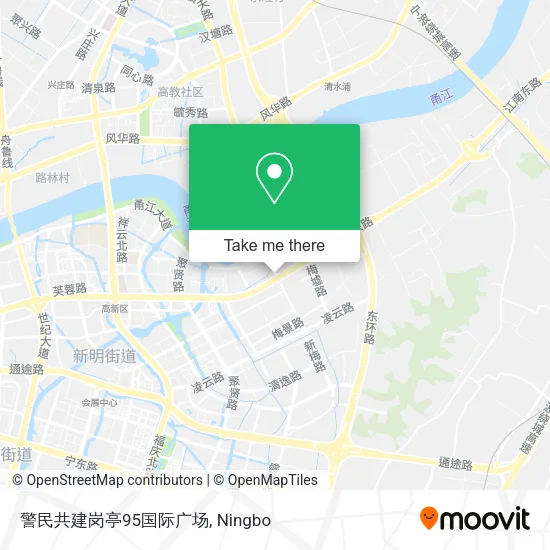 警民共建岗亭95国际广场 map