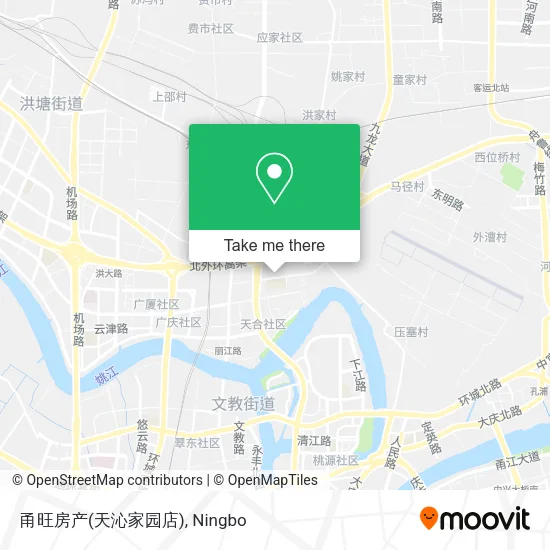 甬旺房产(天沁家园店) map