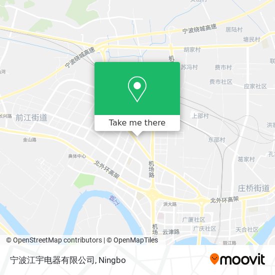 宁波江宇电器有限公司 map