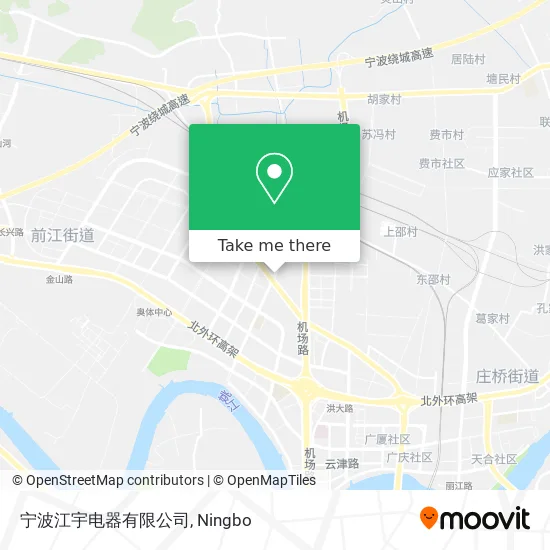 宁波江宇电器有限公司 map