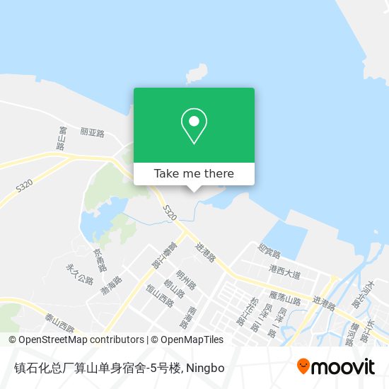镇石化总厂算山单身宿舍-5号楼 map