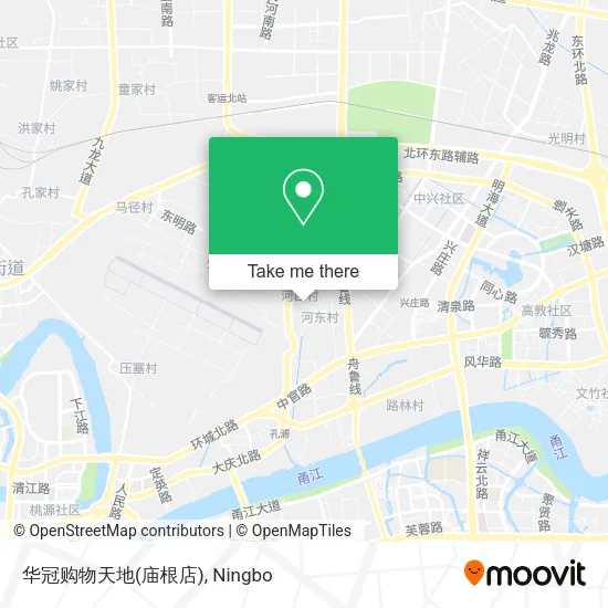 华冠购物天地(庙根店) map