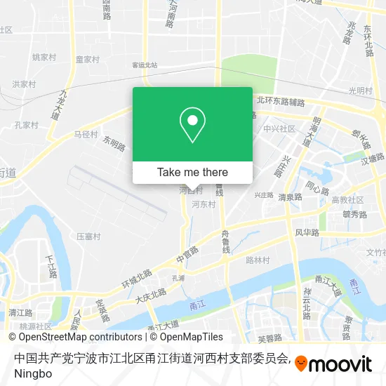中国共产党宁波市江北区甬江街道河西村支部委员会 map