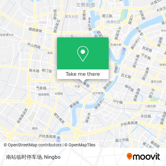南站临时停车场 map