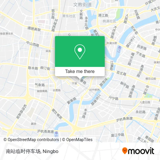 南站临时停车场 map