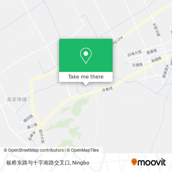 板桥东路与十字南路交叉口 map