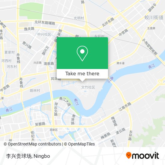 李兴贵球场 map