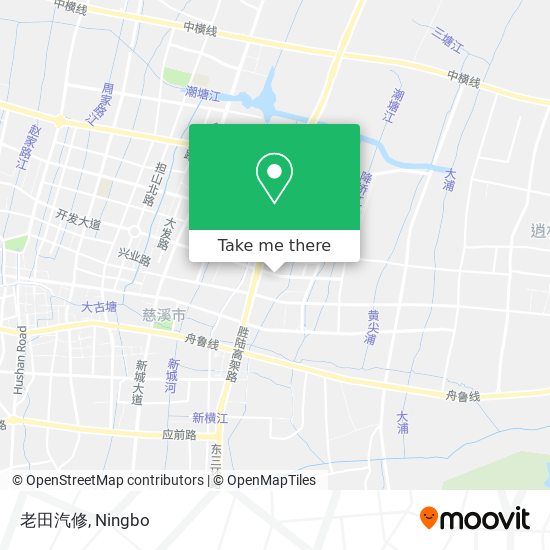 老田汽修 map
