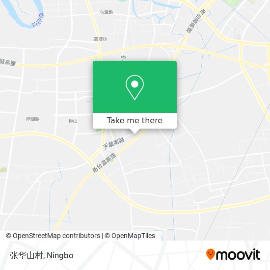 张华山村 map