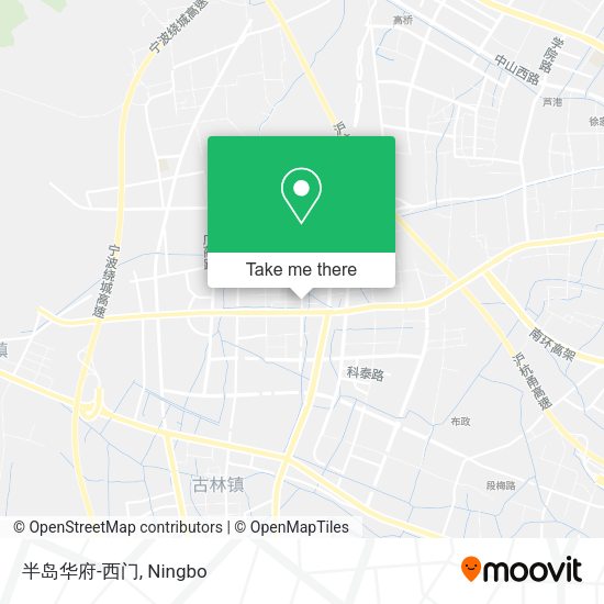 半岛华府-西门 map